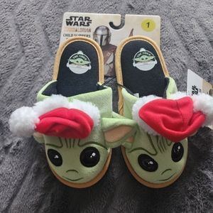 Star Wars Mandalorian Child Slippers Size L 13-1
